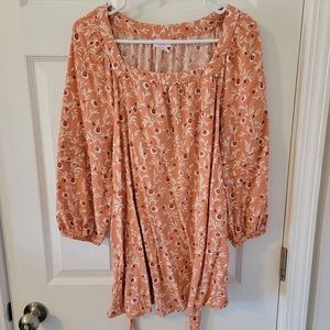 Medium Isabel Maternity 3/4 Sleeve Floral Top